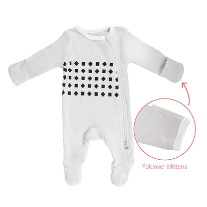 Nanit Breathing Wear Pajamas - 0-3 Months, Pebble Grey