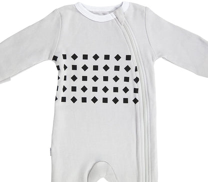 Nanit Breathing Wear Pajamas - 0-3 Months, Pebble Grey