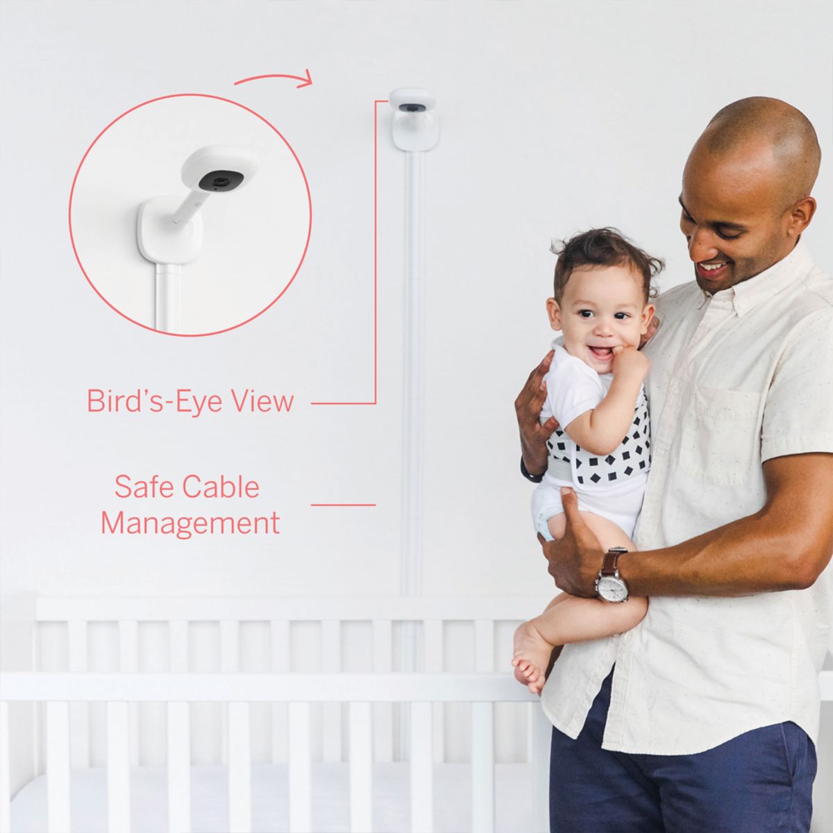 Nanit Pro Smart Baby Monitor & Wall Mount