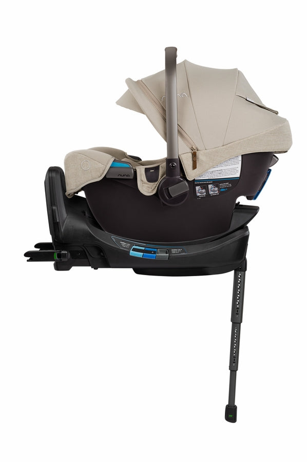 Nuna DEMI Next Stroller with Rider Board + DEMI Next Bassinet with Stand + PIPA RX Travel System Bundle - Hazelwood