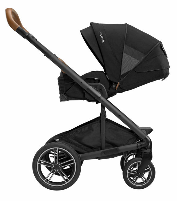 Nuna MIXX Next with Magnetic Buckle + PIPA Aire RX Travel System Bundle - Caviar