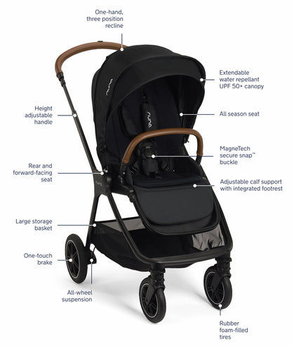 Nuna TRIV Next + PIPA Aire RX Travel System Bundle - Caviar