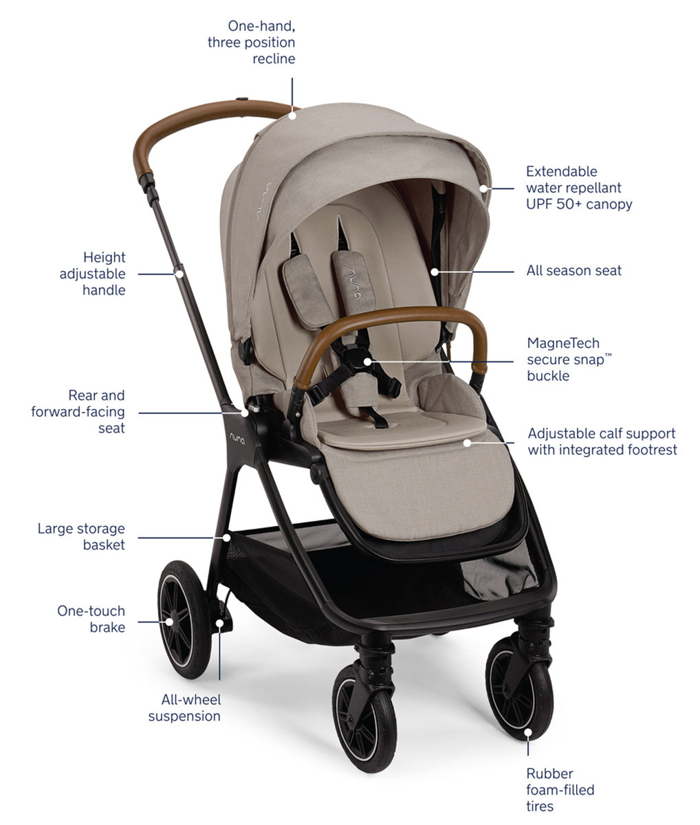 Nuna TRIV Next + PIPA RX Travel System Bundle - Hazelwood