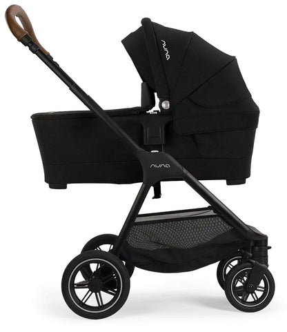 Nuna TRIV Next Stroller + LYTL Bassinet + Stand Bundle - Caviar / Caviar