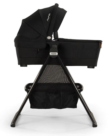 Nuna TRIV Next Stroller + LYTL Bassinet + Stand Bundle - Hazelwood / Caviar