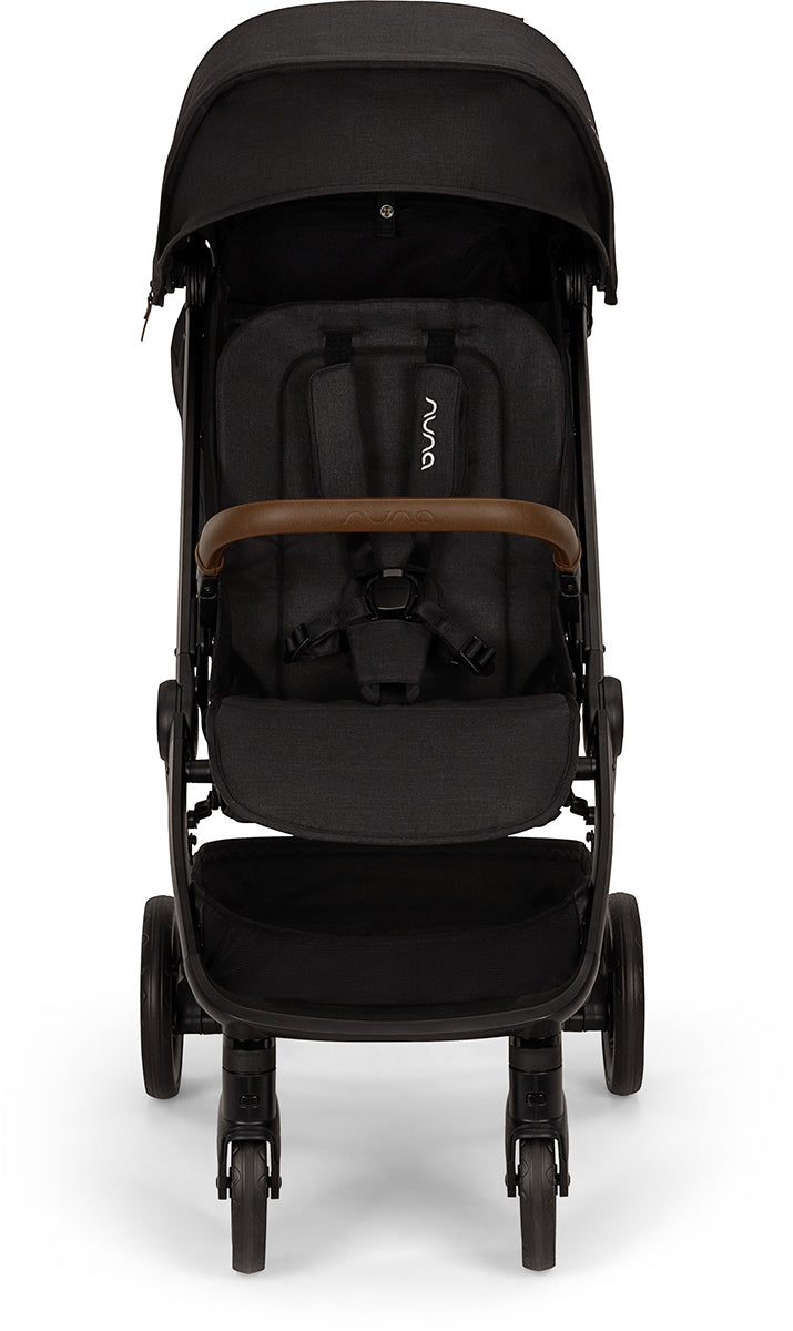 Nuna TRVL LX Self-Folding Compact Stroller - Caviar