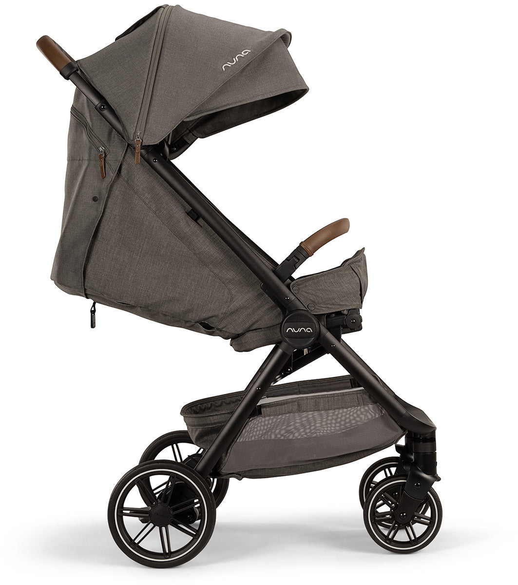 Nuna TRVL LX Self-Folding Compact Stroller - Granite