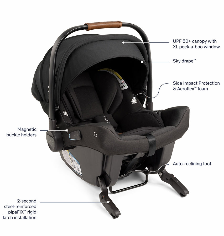 Nuna TRVL LX + PIPA urbn Travel System - Cedar