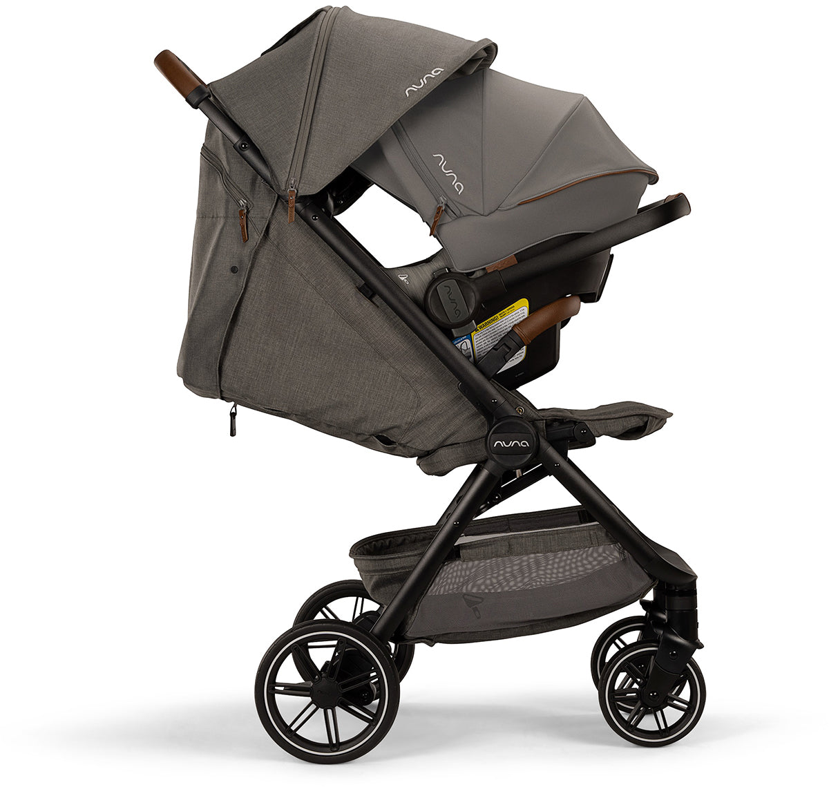 Nuna TRVL LX + PIPA urbn Travel System - Granite