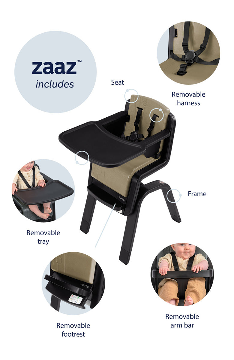 Nuna Zaaz High Chair - Pine