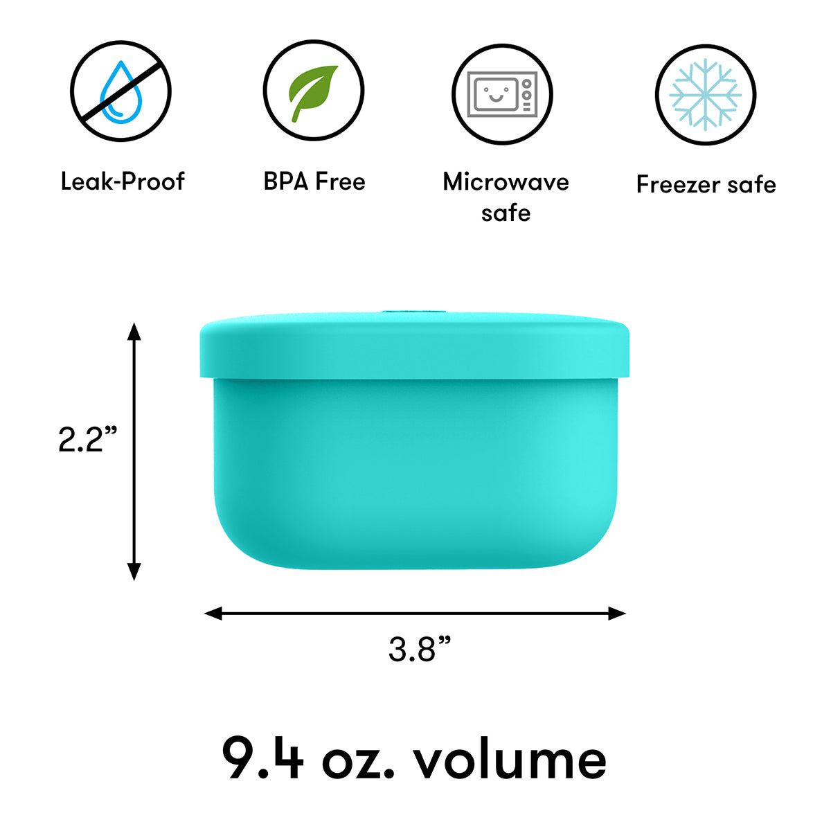 Omie Life OmieSnack Container - Teal