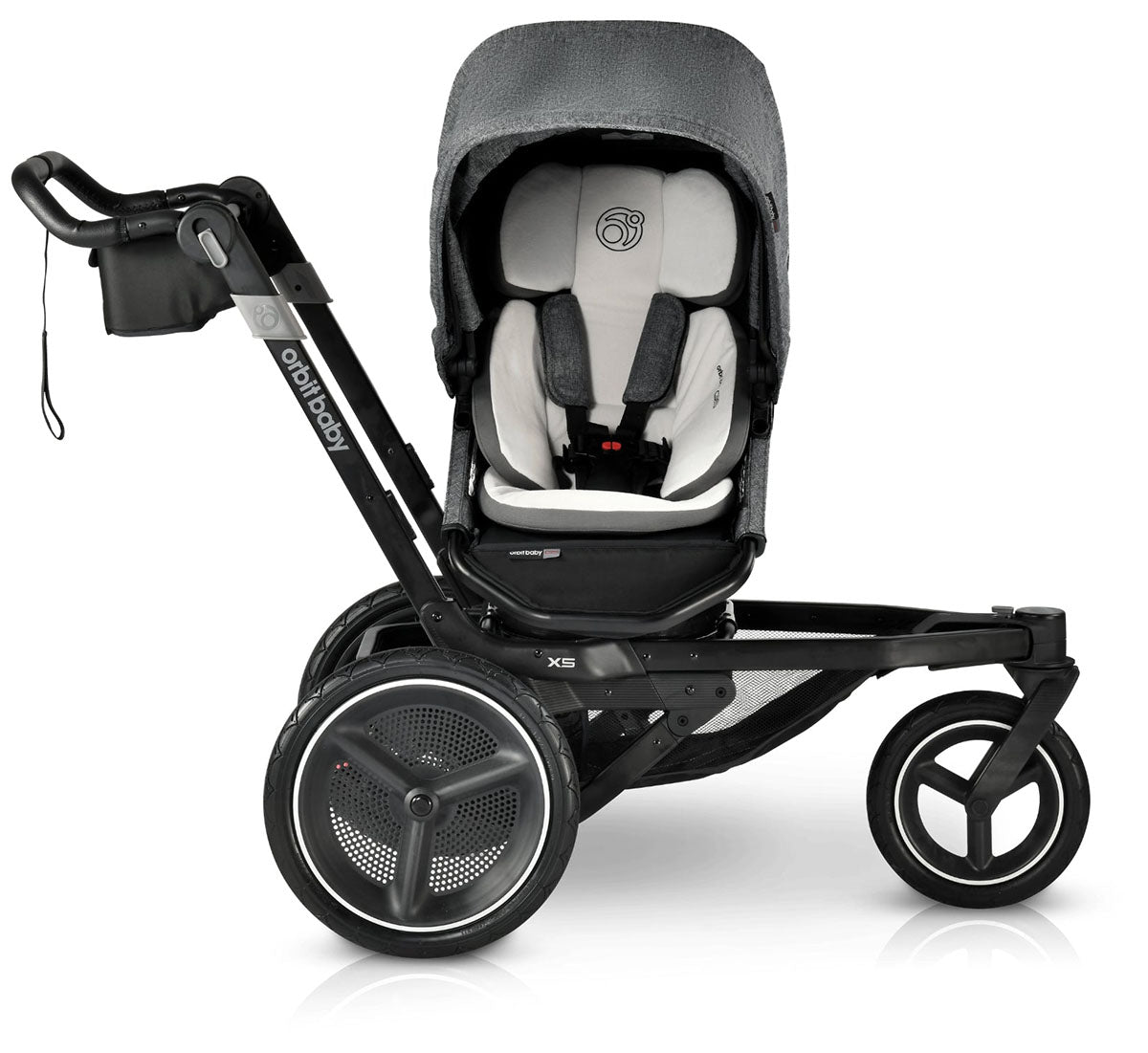 Orbit Baby X5 Jog & Sleep Travel System - Melange Grey