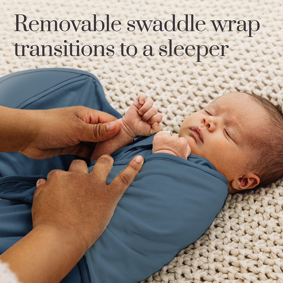 Owlet Dream Sleeper with Swaddle - Bedtime Blue (0-3 months)