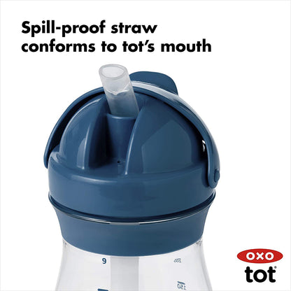 OXO Tot Transitions Straw Cup, 9 oz - Navy