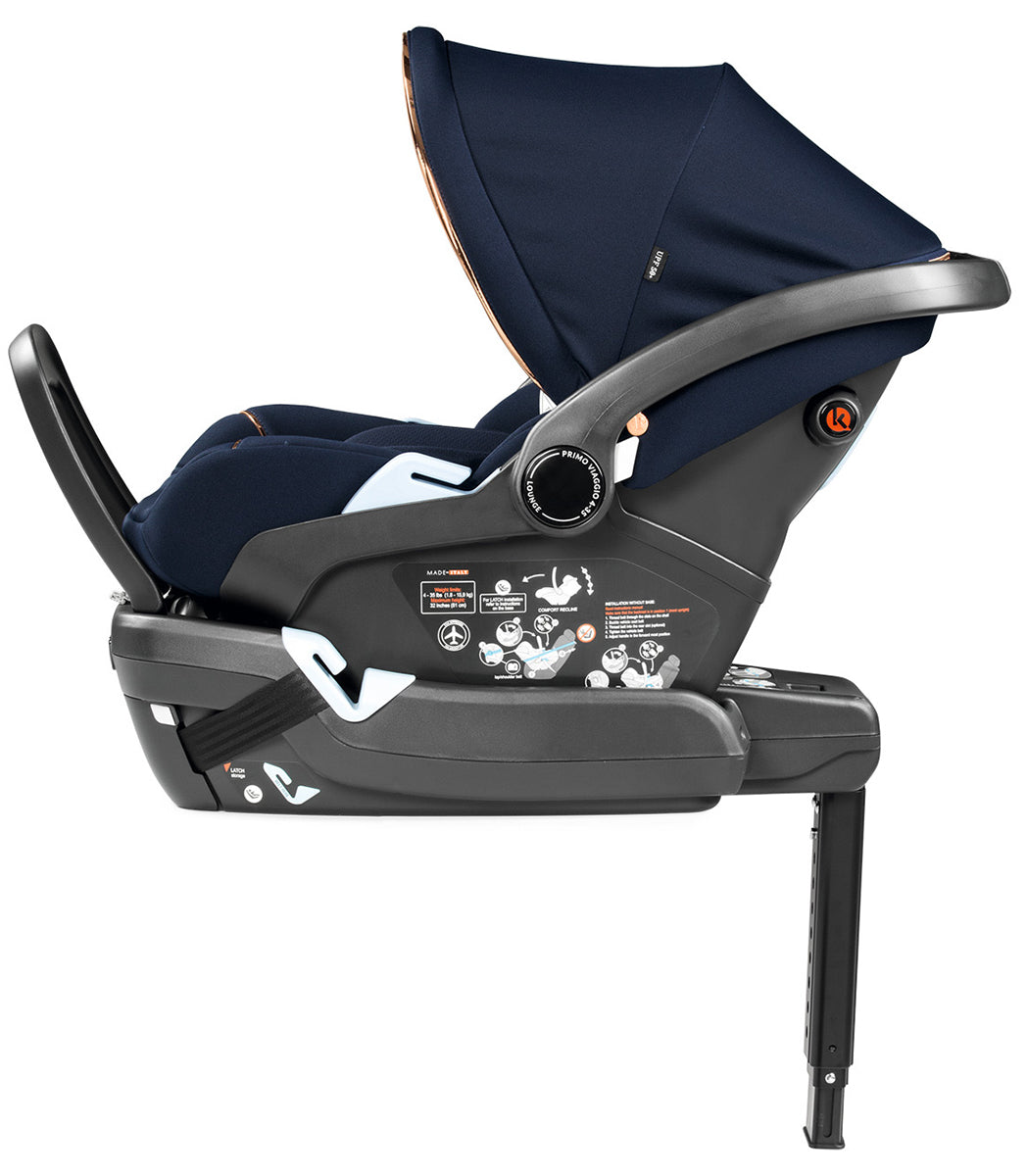 Peg Perego Primo Viaggio 4-35 Lounge Reclining Infant Car Seat - Blue Shine