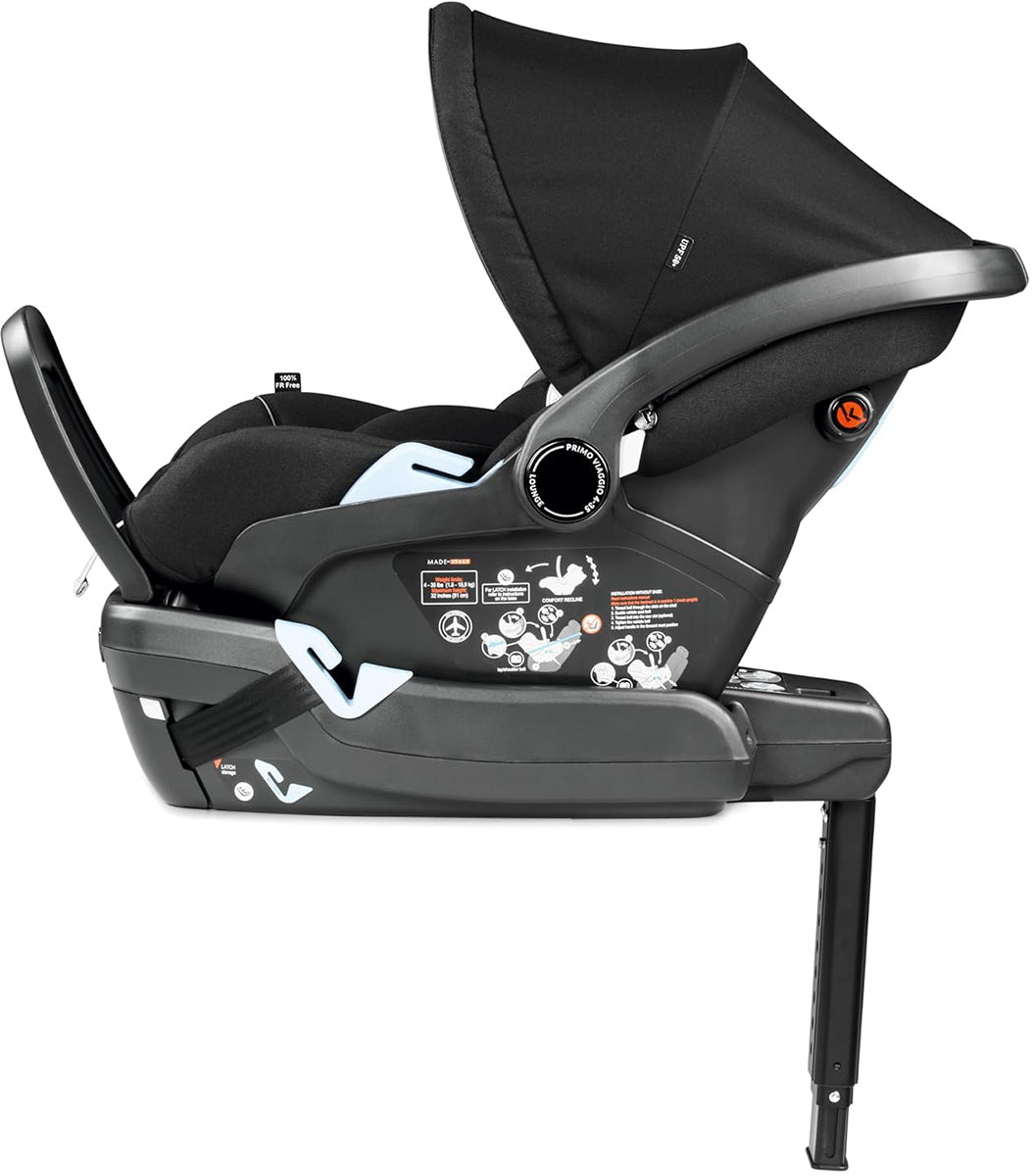 Peg Perego Primo Viaggio 4-35 Lounge Reclining Infant Car Seat - True Black