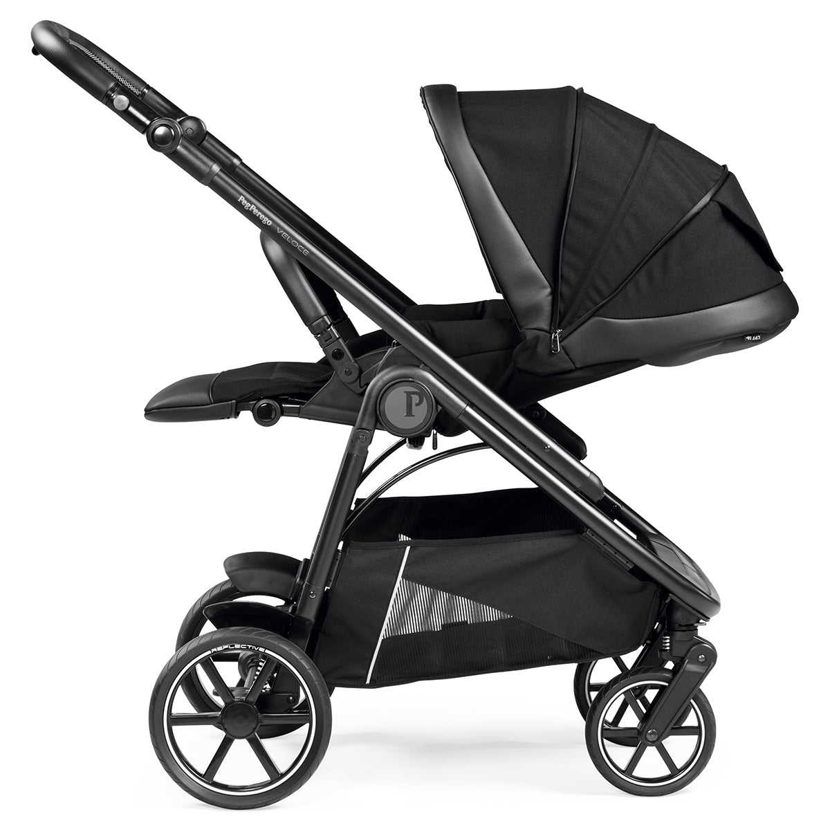 Peg Perego Veloce + Primo Viaggio 4-35 Nido Travel System Bundle - Licorice