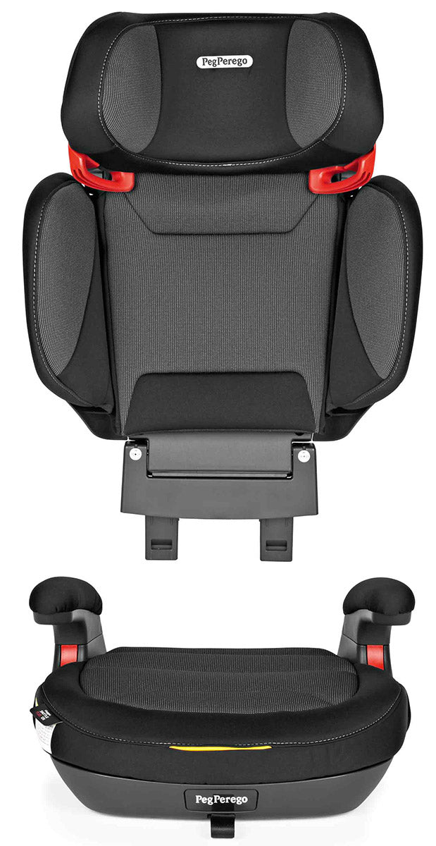 Peg Perego Viaggio Shuttle Plus 120 Belt Positioning Booster Car Seat - Crystal Black