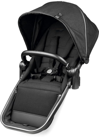 Peg Perego Ypsi Double Stroller Bundle - True Black