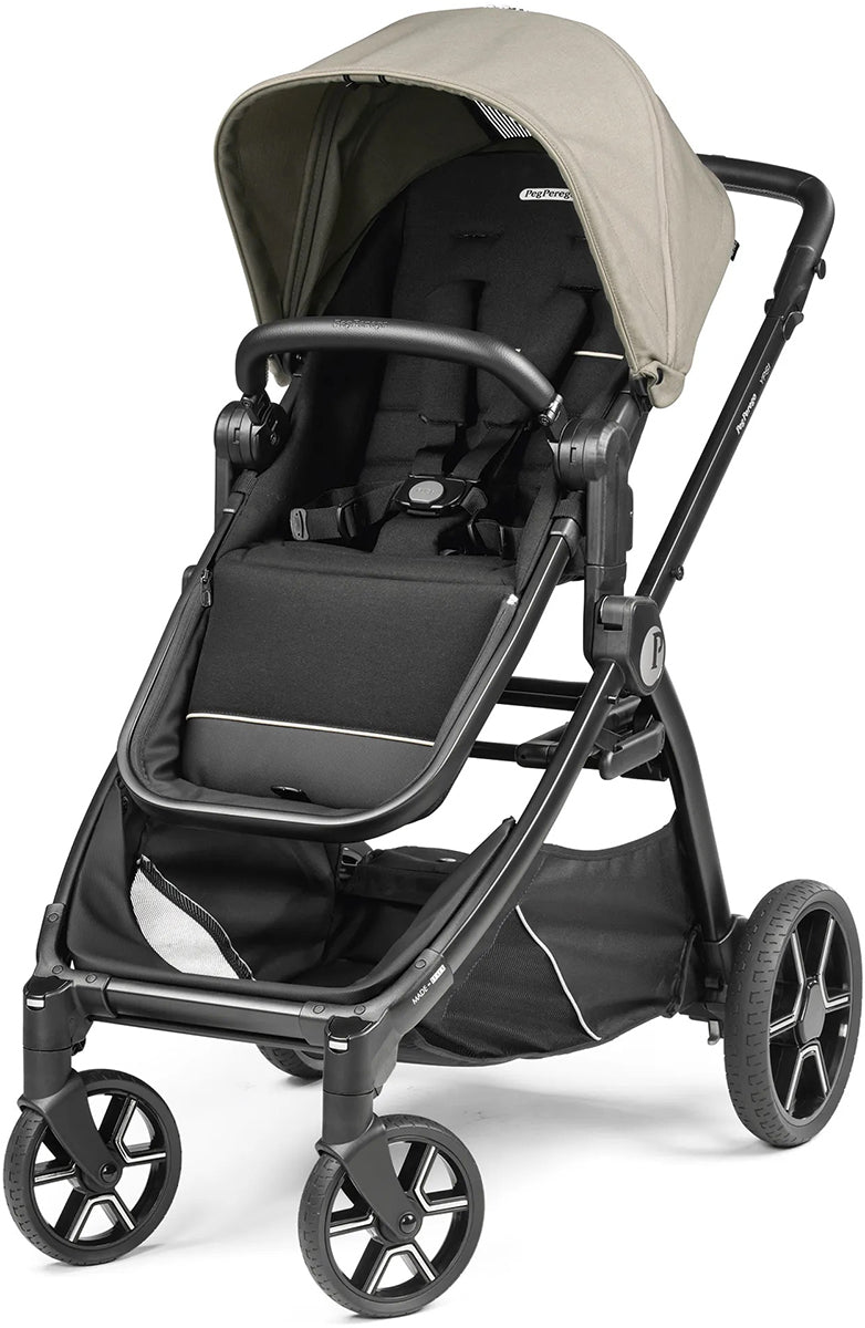 Peg Perego Ypsi Double Stroller Bundle - Vanilla Blend