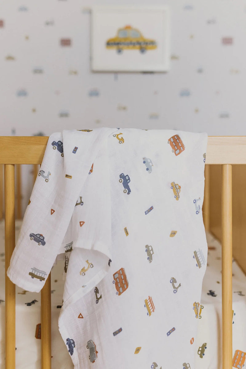 Petit Pehr Organic Swaddle - Rush Hour