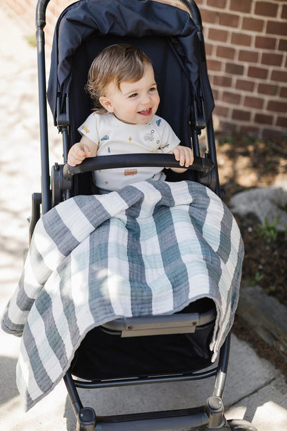 Petit Pehr Sidekick Stroller Blanket - Sea