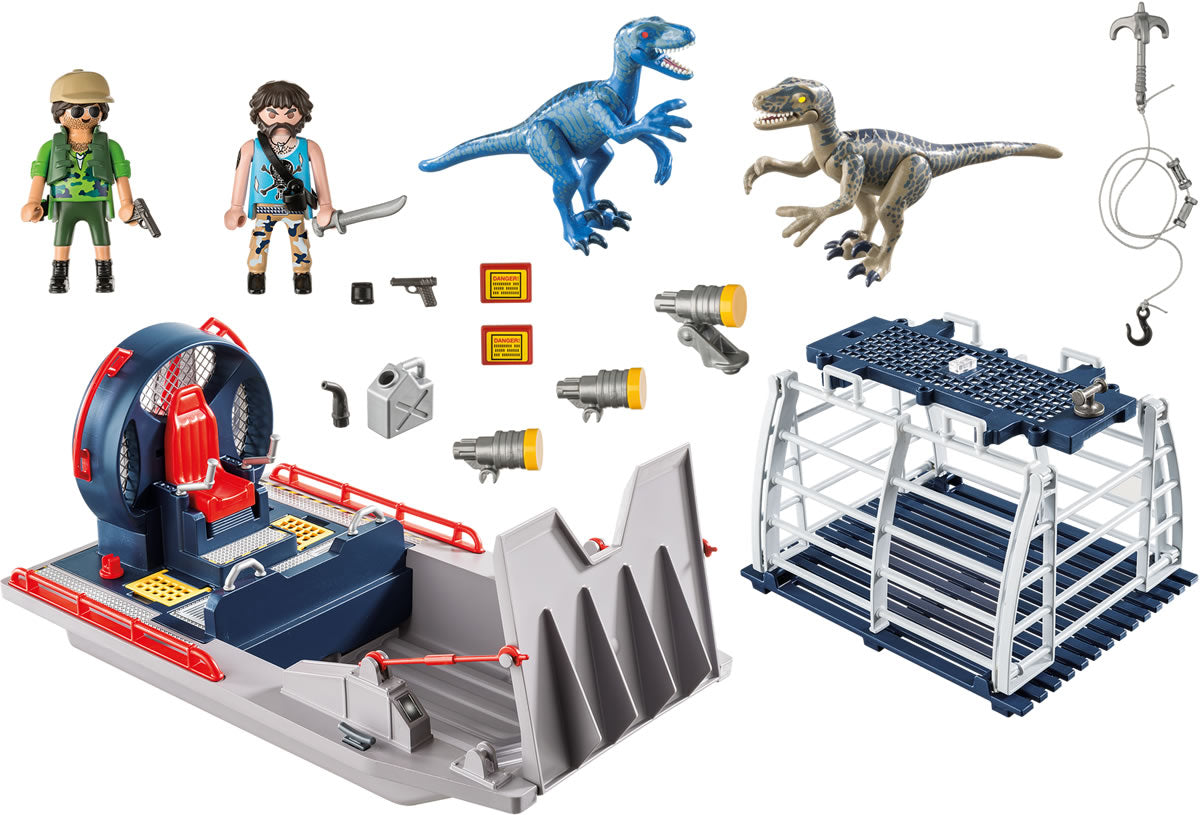 Playmobil Enemy Airboat with Raptor