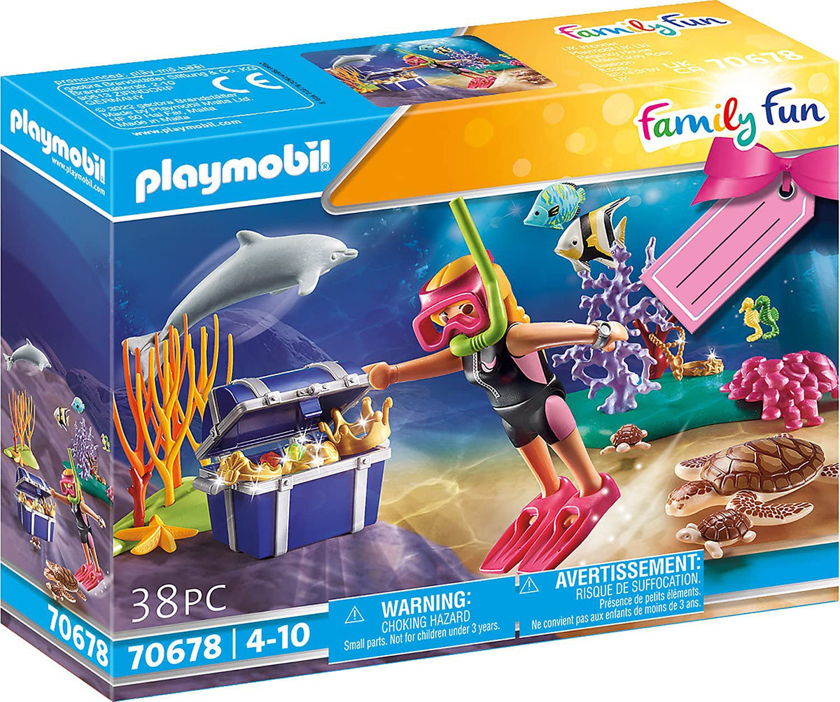 Playmobil Treasure Diver Gift Set