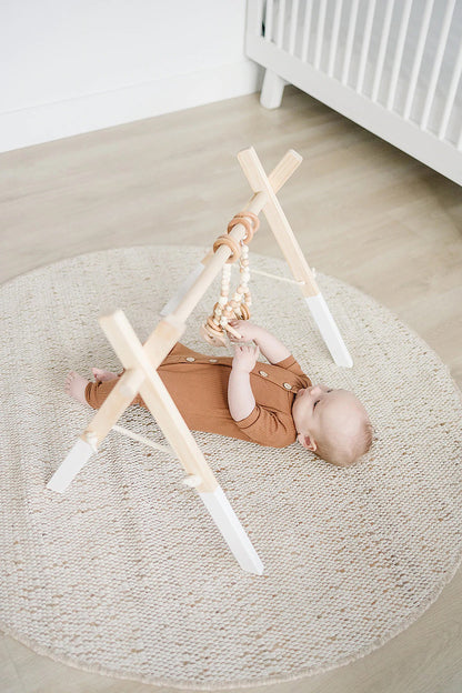 Poppyseed Play Wooden Baby Gym - Natural / Natural Wood Toys