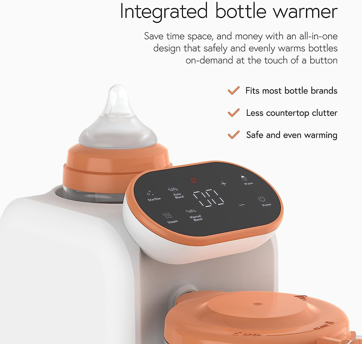 Quark Quook Baby Food Maker, Bottle Warmer & Sterilizer