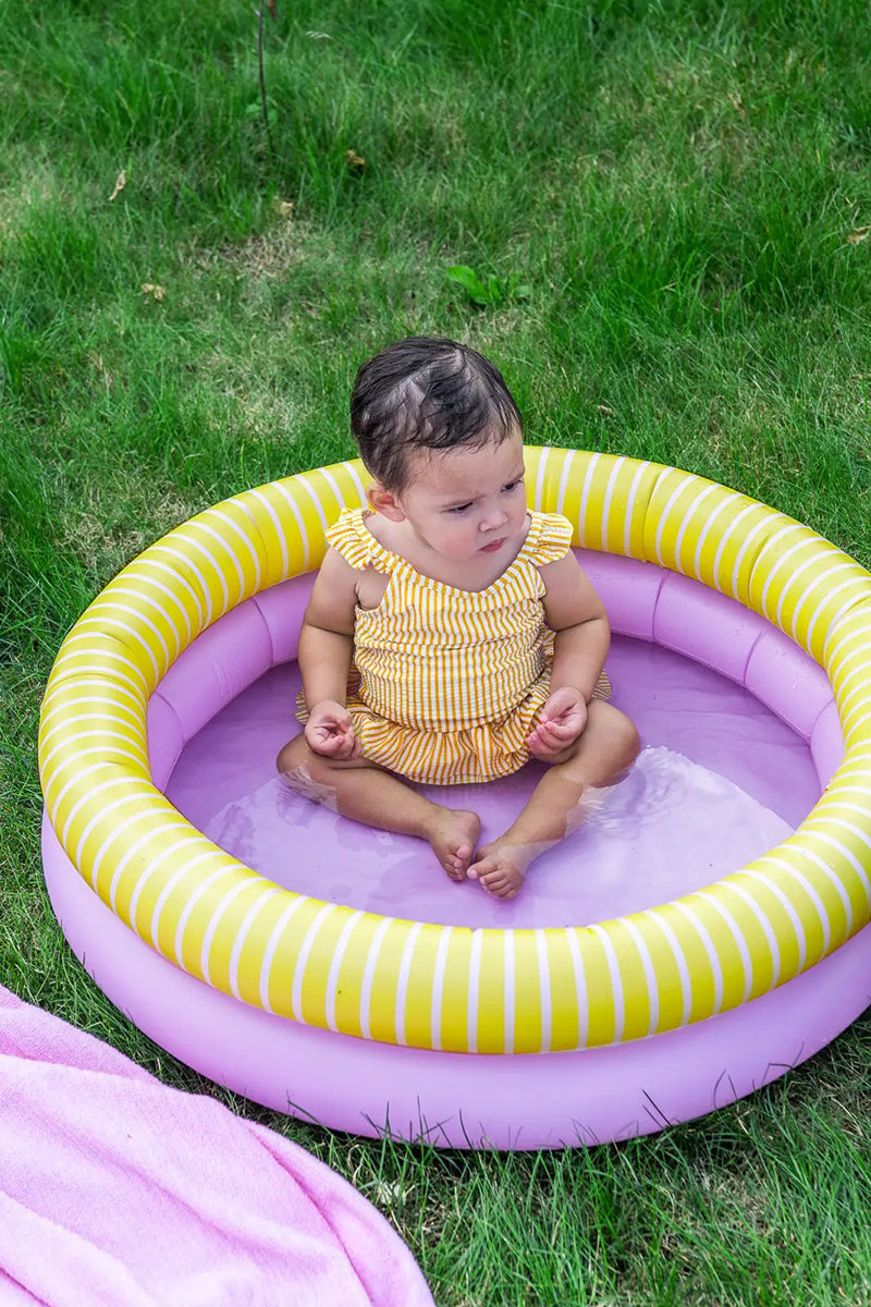 Quut Dippy Kids Small Inflatable Pool (32 inches) - Banana Pink