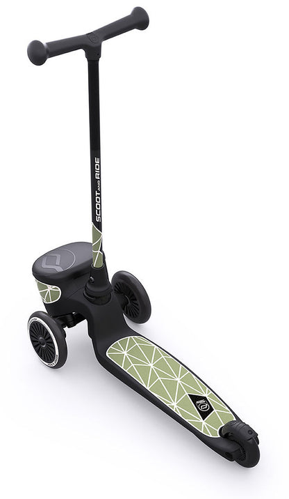 Scoot & Ride Highwaykick 2 Lifestyle Scooter - Green Lines