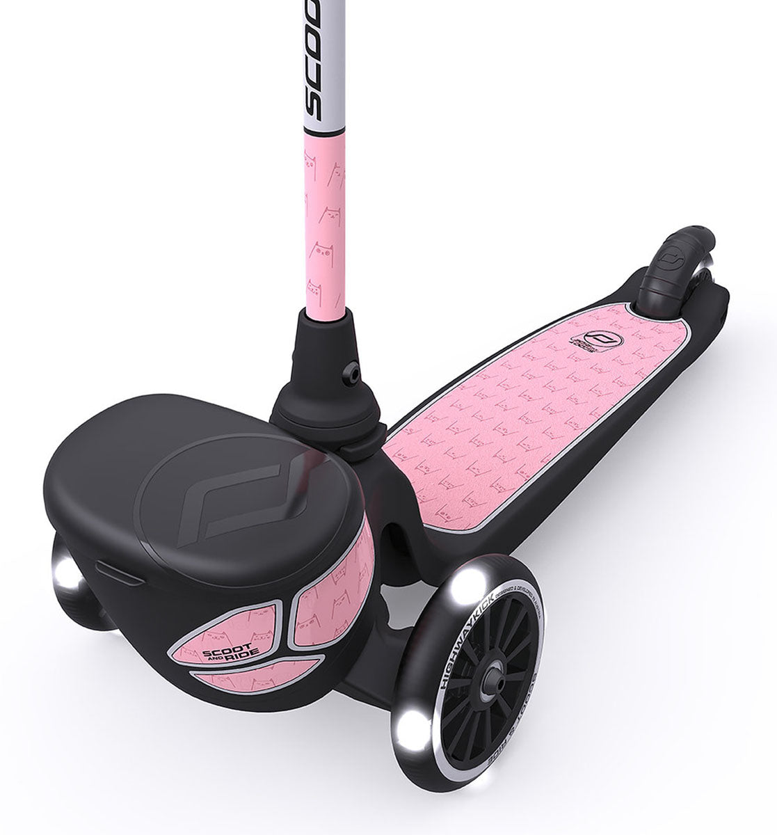 Scoot & Ride Highwaykick 2 Lifestyle Scooter - Reflective Rose