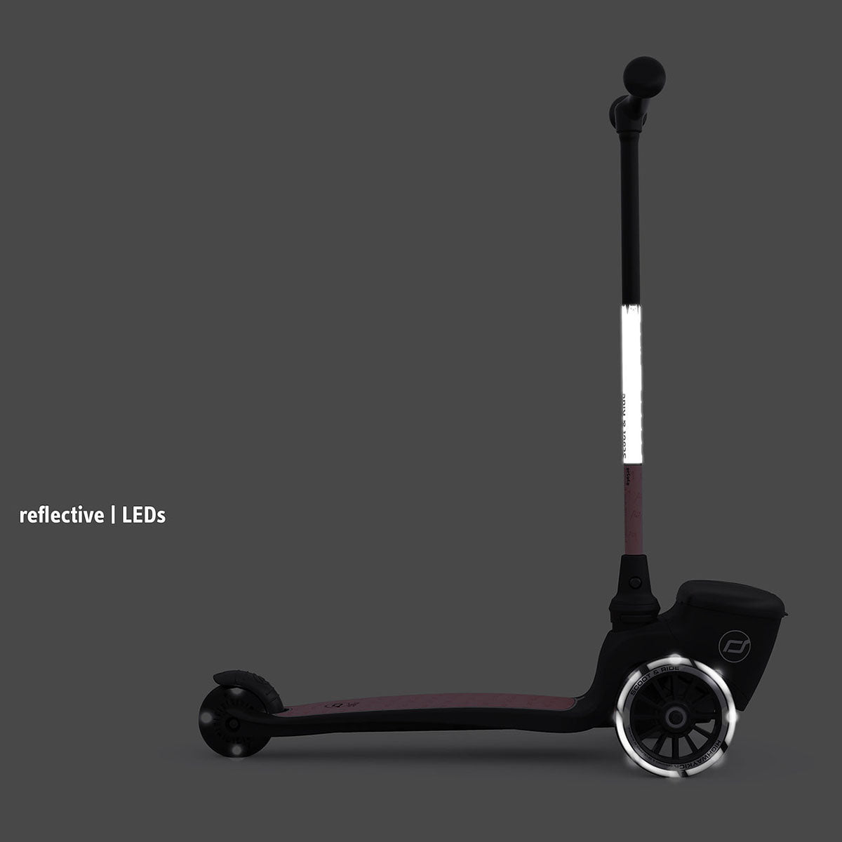 Scoot & Ride Highwaykick 2 Lifestyle Scooter - Reflective Rose