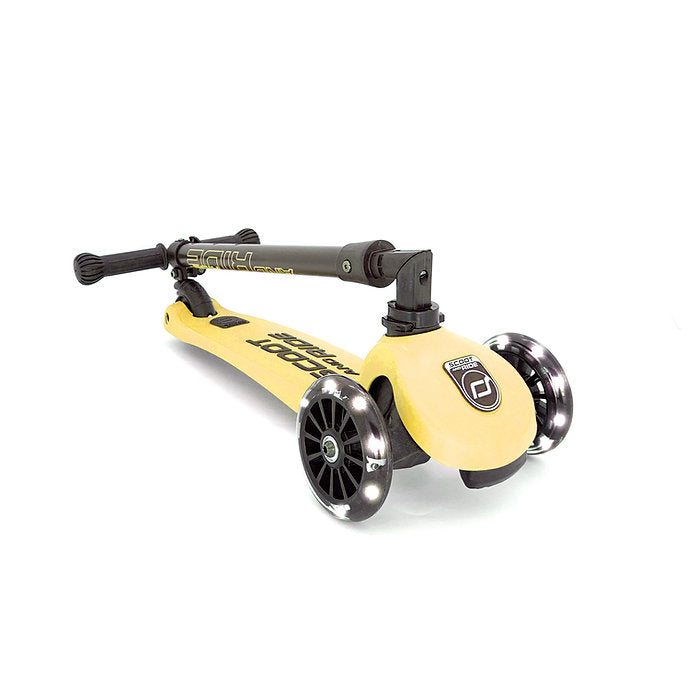 Scoot & Ride HighwayKick3 LED Scooter - Lemon