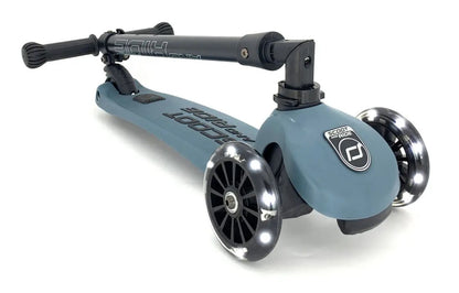 Scoot & Ride HighwayKick3 LED Scooter - Steel