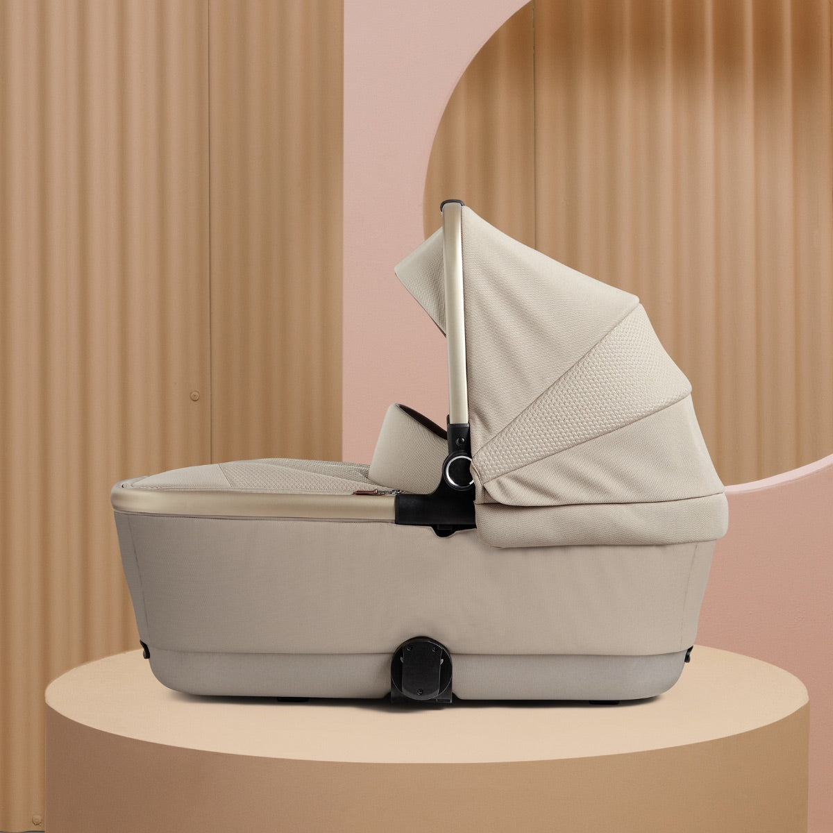 Silver Cross Reef Folding Bassinet - Stone