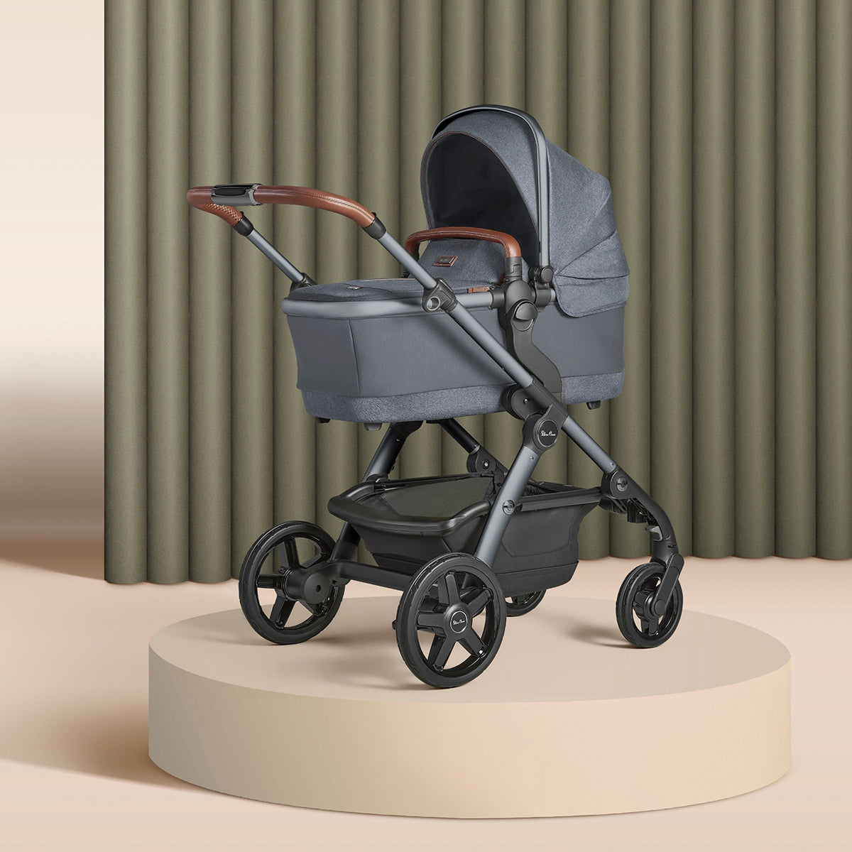 Silver Cross Wave Single-to-Double Stroller - Lunar