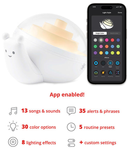 Skip Hop 3-in-1 Smart Snail Sound & Routine Machine