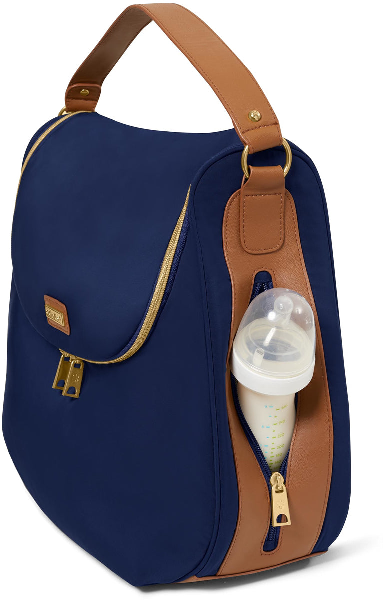 Skip Hop Curve Satchel Diaper Bag - Navy