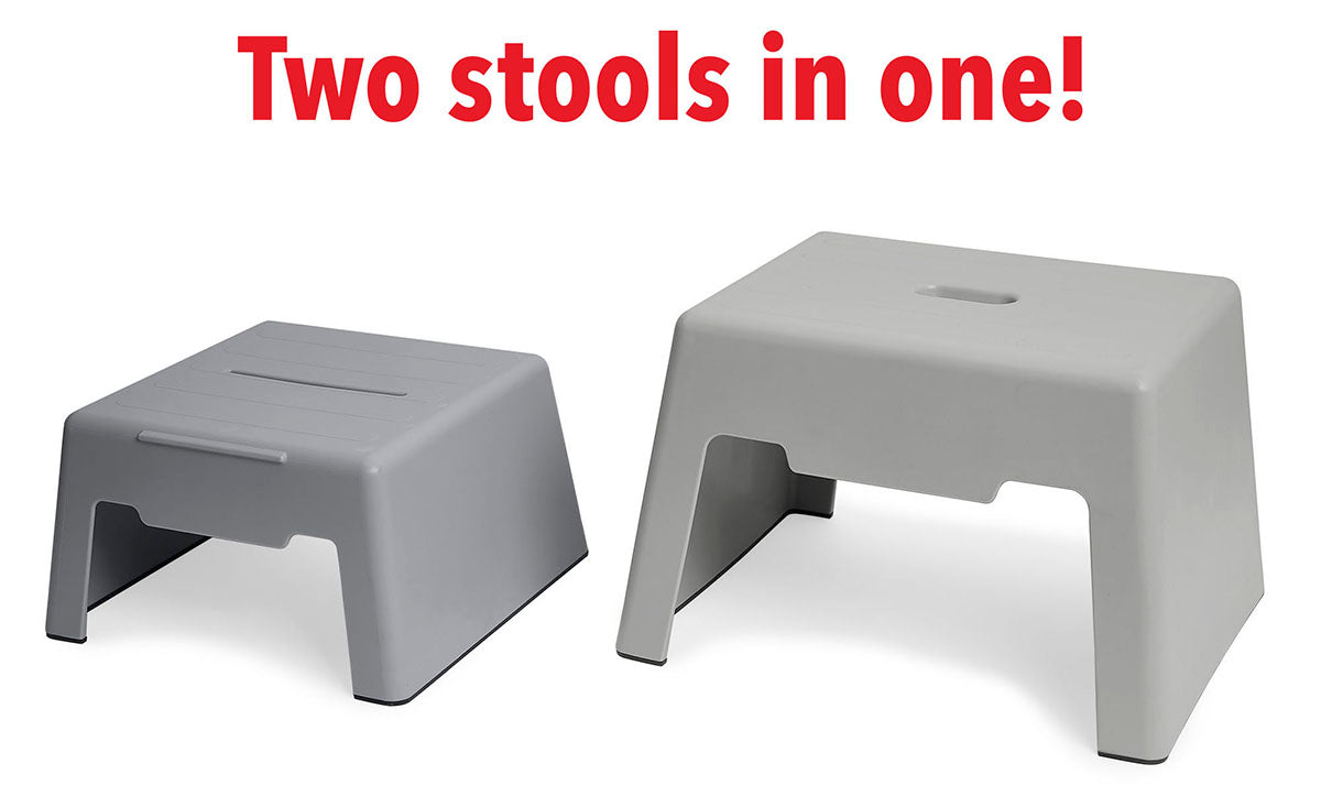 Skip Hop Double-Up Step Stool - Grey