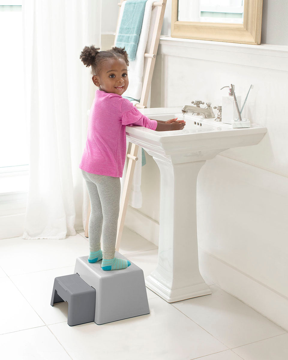 Skip Hop Double-Up Step Stool - Grey