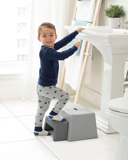 Skip Hop Double-Up Step Stool - Grey