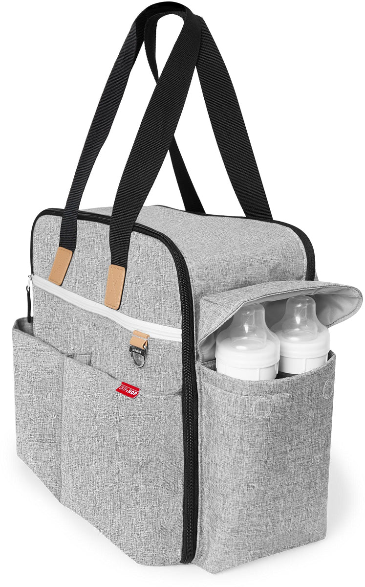 Skip Hop Duo Weekender Diaper Bag - Grey Melange