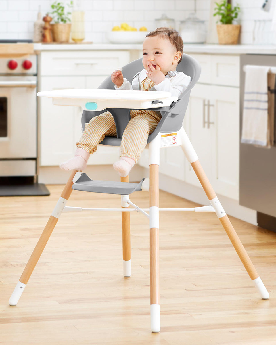 Skip Hop EON 4-in-1 High Chair - Grey / White