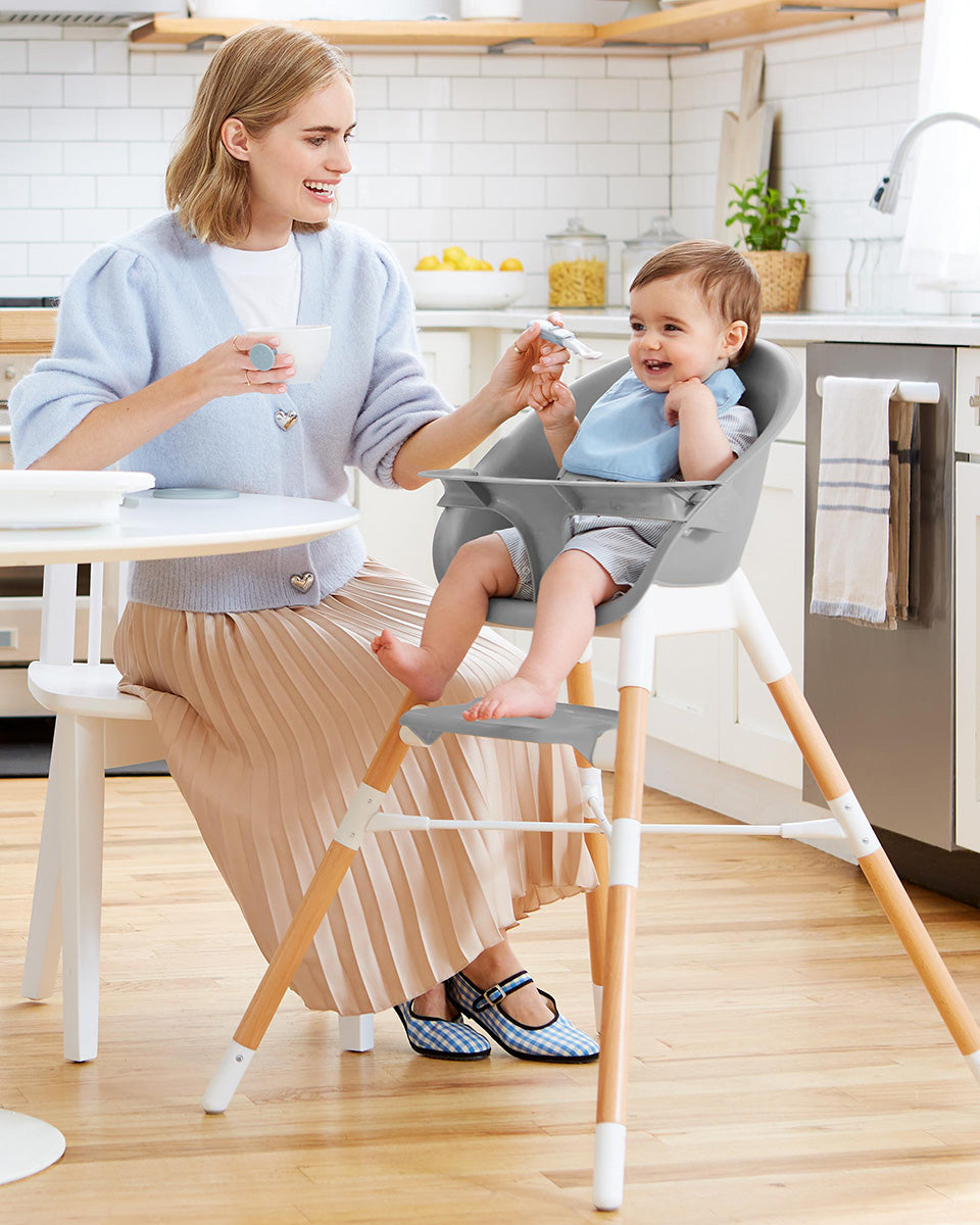 Skip Hop EON 4-in-1 High Chair - Grey / White