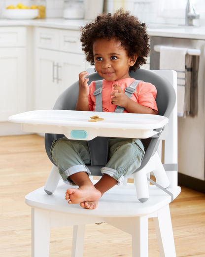 Skip Hop EON 4-in-1 High Chair - Grey / White