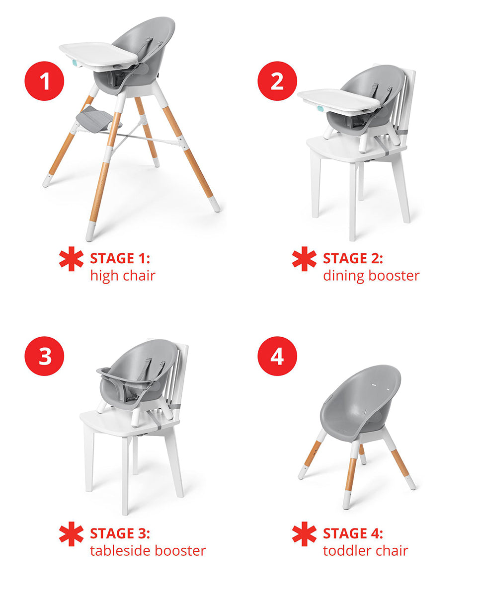 Skip Hop EON 4-in-1 High Chair - Slate Blue