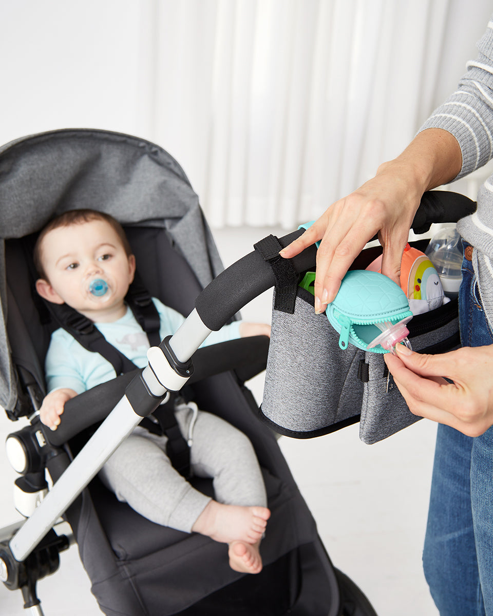 Skip Hop Grab & Go Silicone Pacifier Holder - Teal