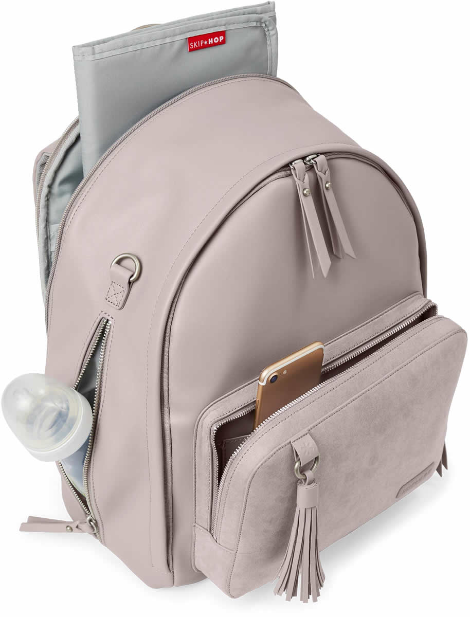 Skip Hop Greenwich Simply Chic Backpack Diaper Bag  - Portobello